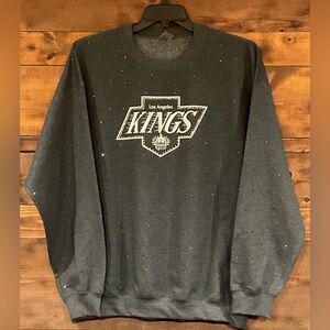 Los Angeles KINGS Rhinestone crewneck sparkle at the next game!  NWT